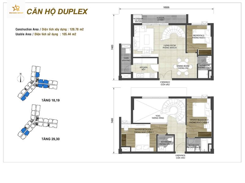 cho thuê căn hộ D-Homme Duplex